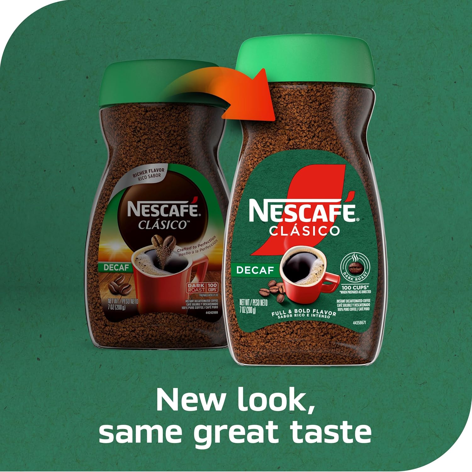 instant coffee format — dissolves in 6 oz of hot water with no brewing equipment required