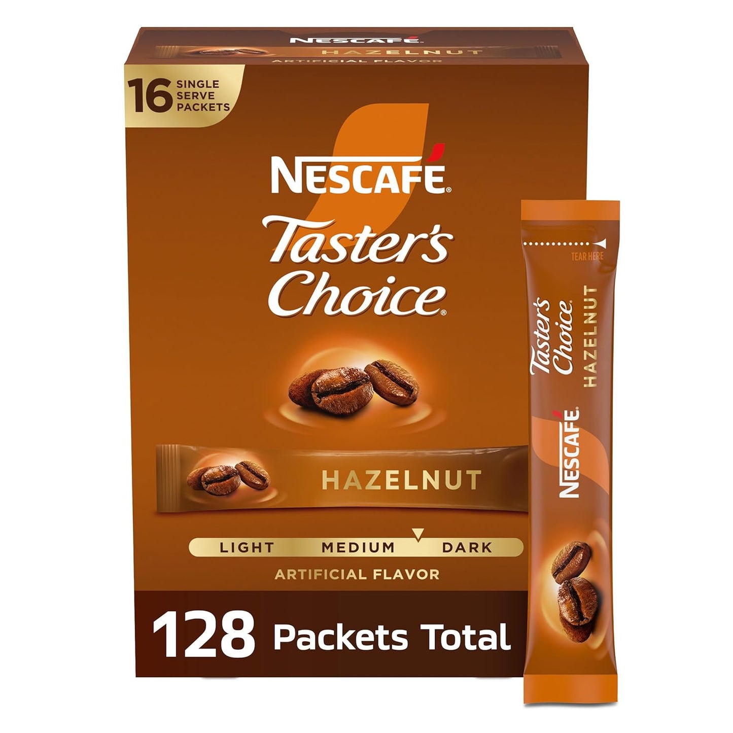 instant coffee format requiring only hot water — no brewing equipment needed