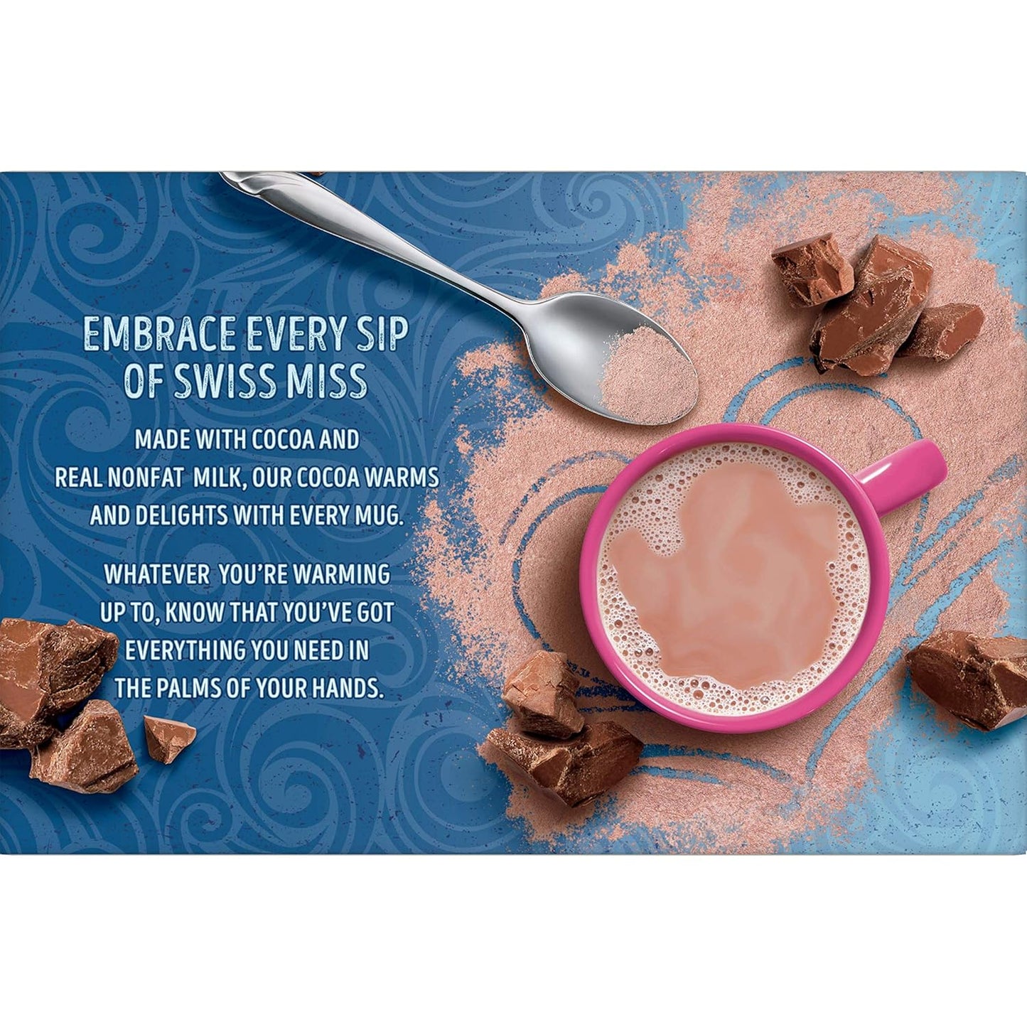 instant preparation — just add hot water