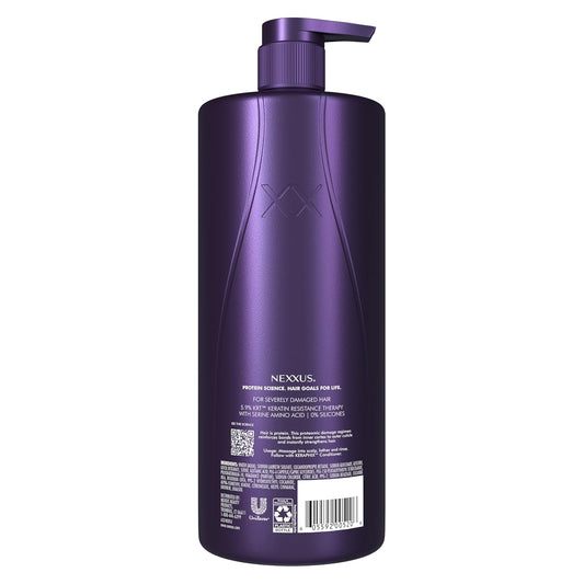 instant repair + damage shield dual-action system in a single shampoo