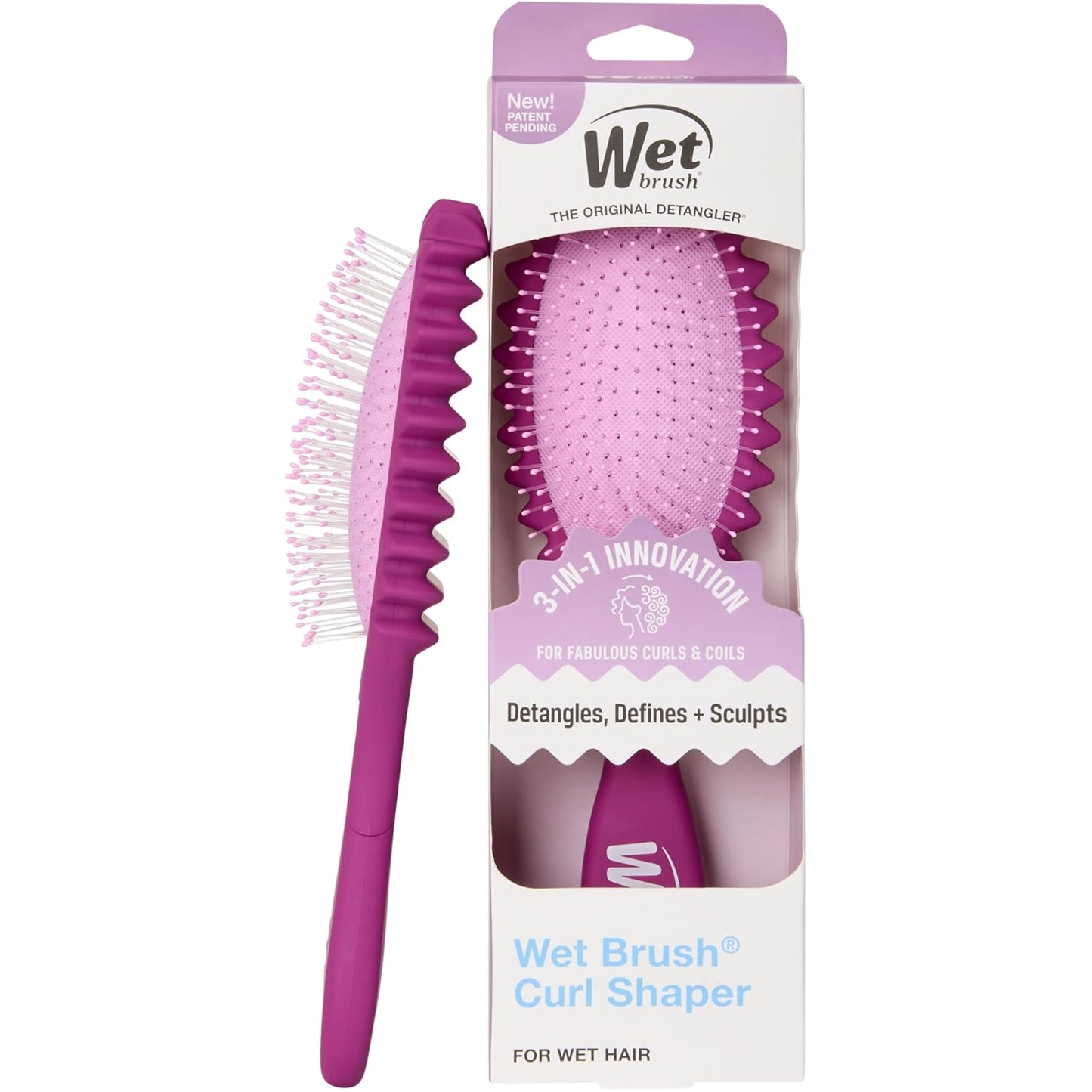 intelliflex bristles engineered to glide through wet hair with up to 55% less breakage