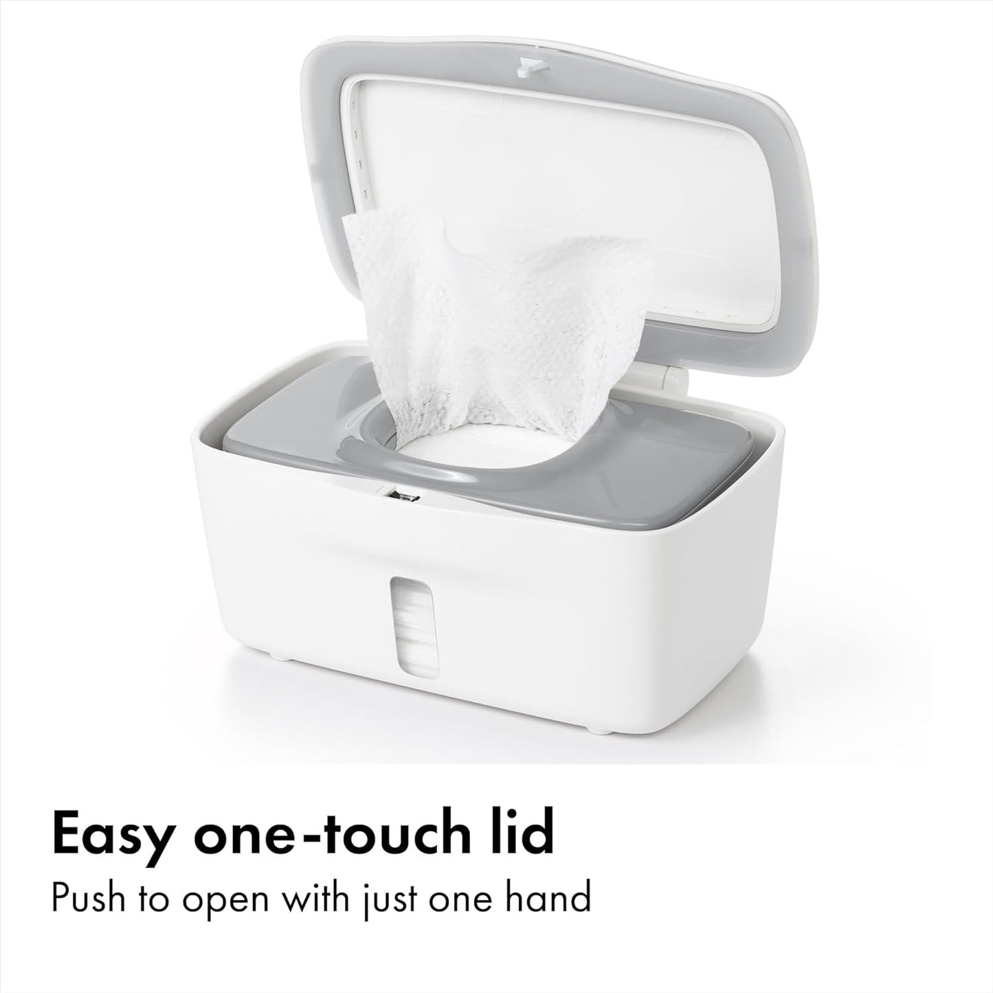 internal weighted plate for single-wipe dispensing and priming