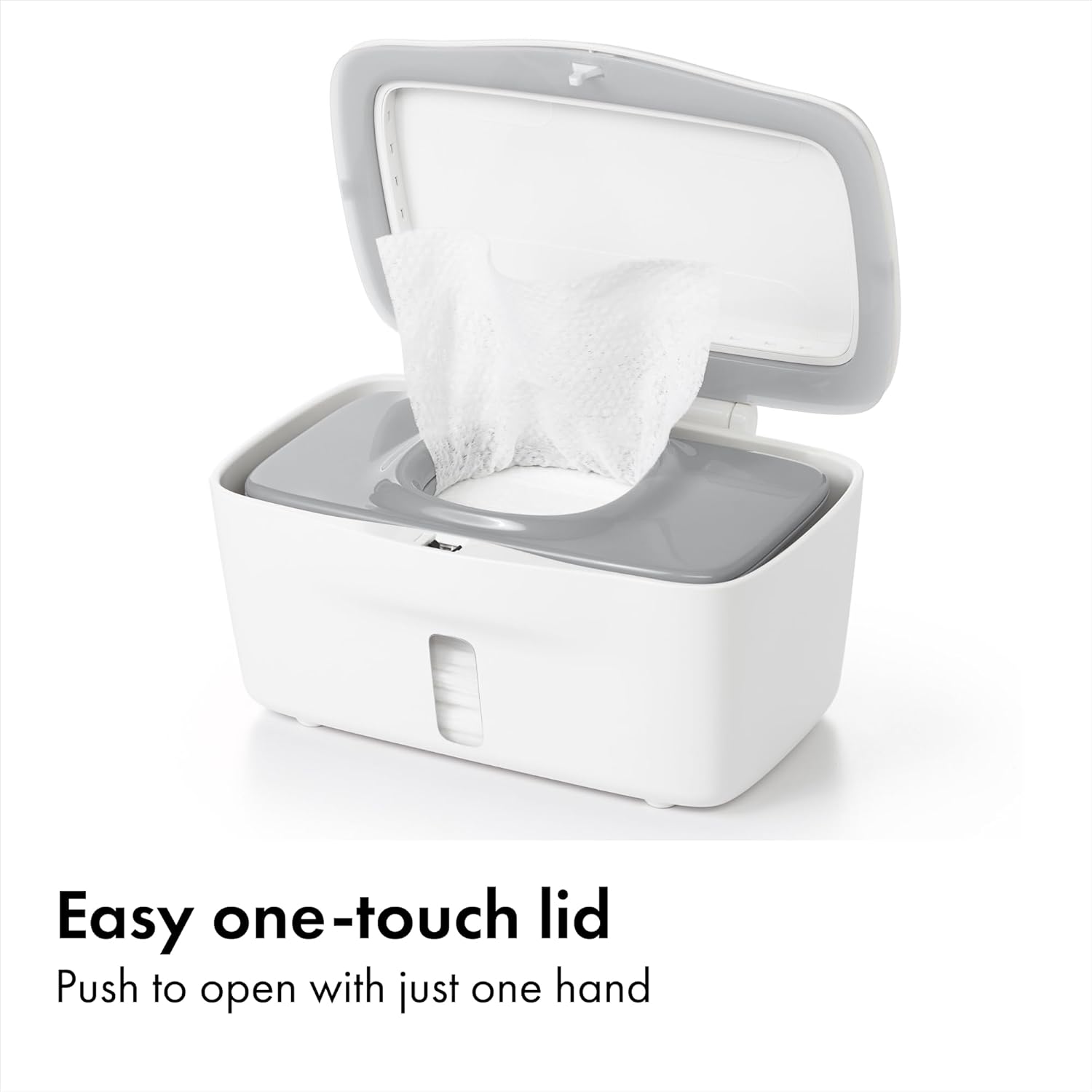 internal weighted plate for single-wipe dispensing and priming