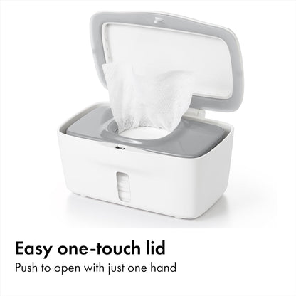 internal weighted plate for single-wipe dispensing and priming