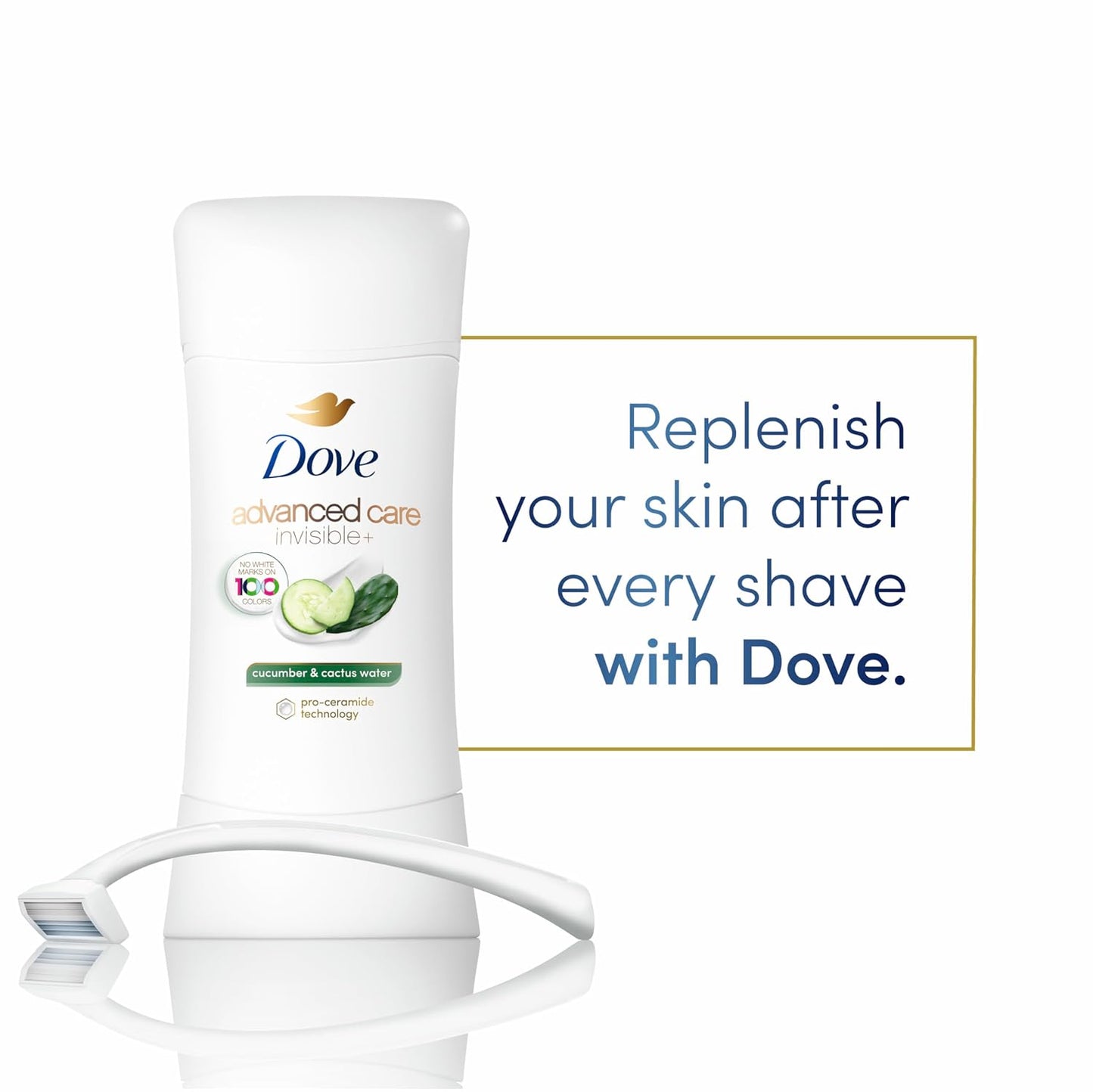 invisible anti-stain formula tested on 100 colors to prevent white marks on clothing