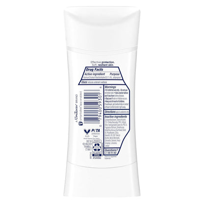 invisible antiperspirant formula validated on 100 fabric colors for no white marks