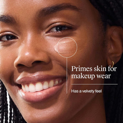 invisible gel texture that goes on clear on all skin tones