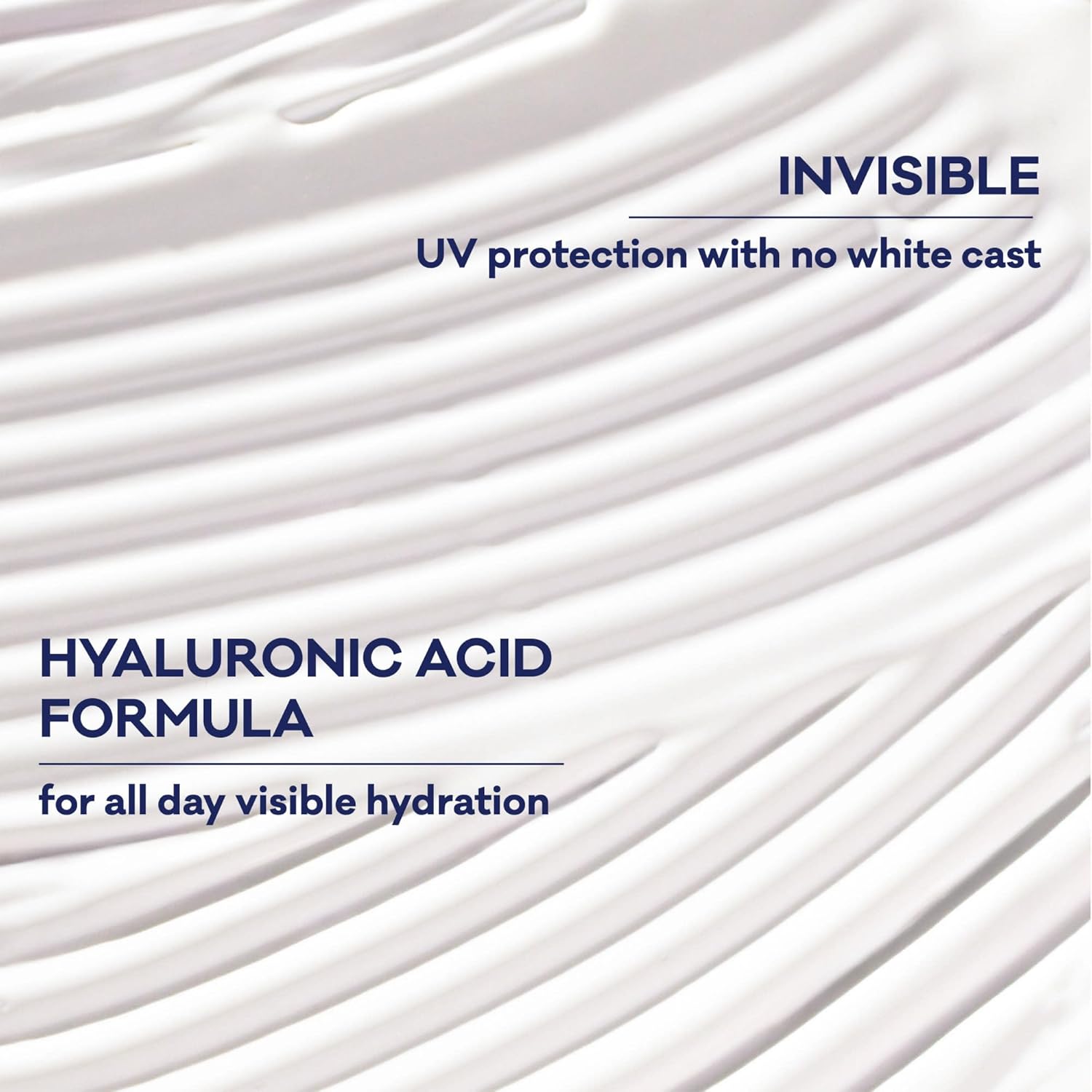 invisible, no-white-cast finish suitable for all skin tones including deeper complexions