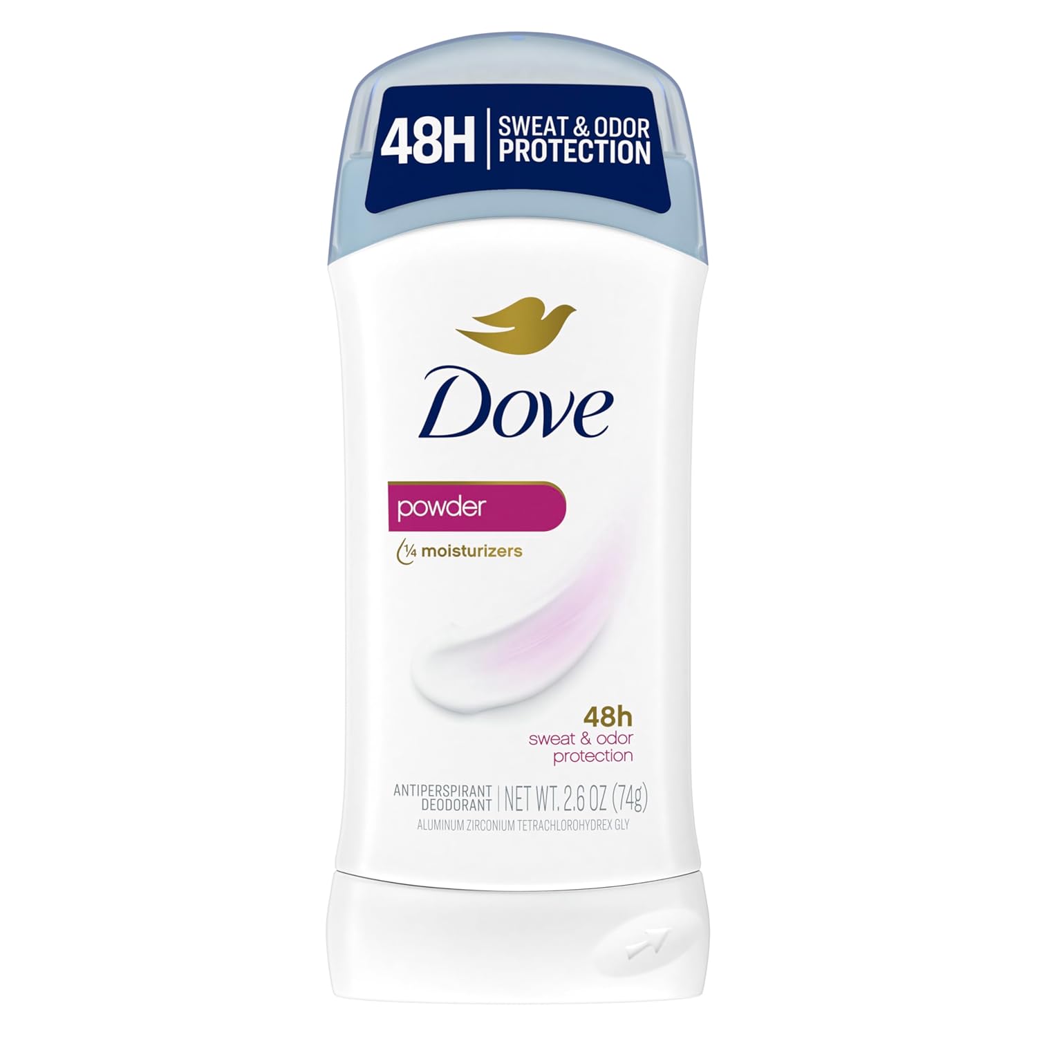 invisible solid anti-perspirant stick (no white residue on clothes)