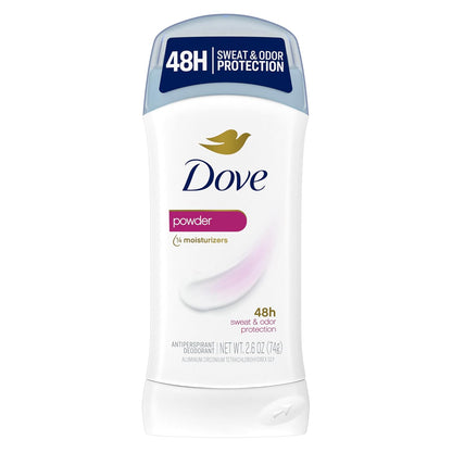 invisible solid anti-perspirant stick (no white residue on clothes)