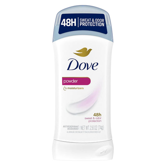 invisible solid anti-perspirant stick (no white residue on clothes)