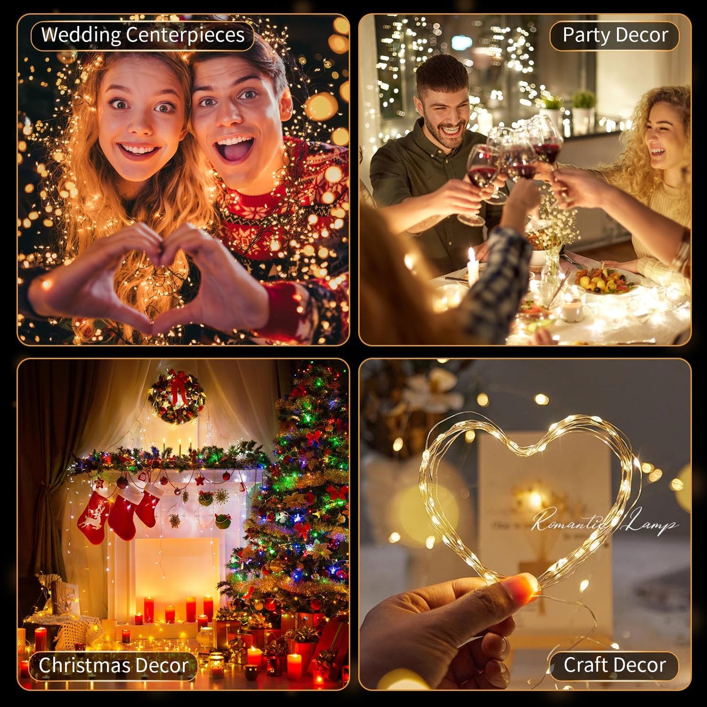 ip65 waterproof led string (battery case not waterproof)