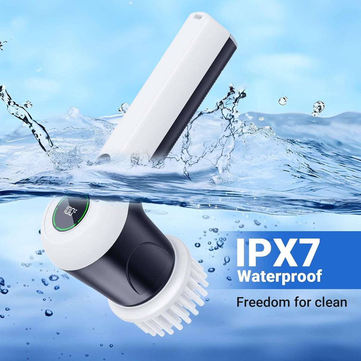 ipx7 fully waterproof housing safe for shower and sink use