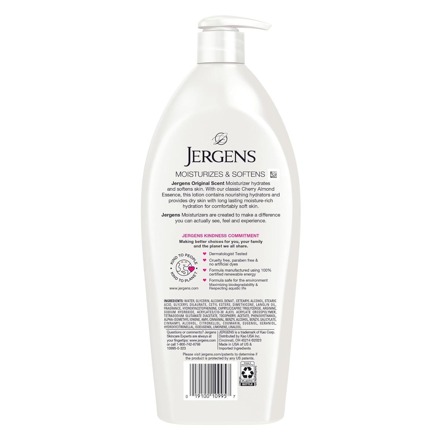 Jergens Cherry Almond Body Lotion – Nightly Skin Ritual for Dry Skin Recovery