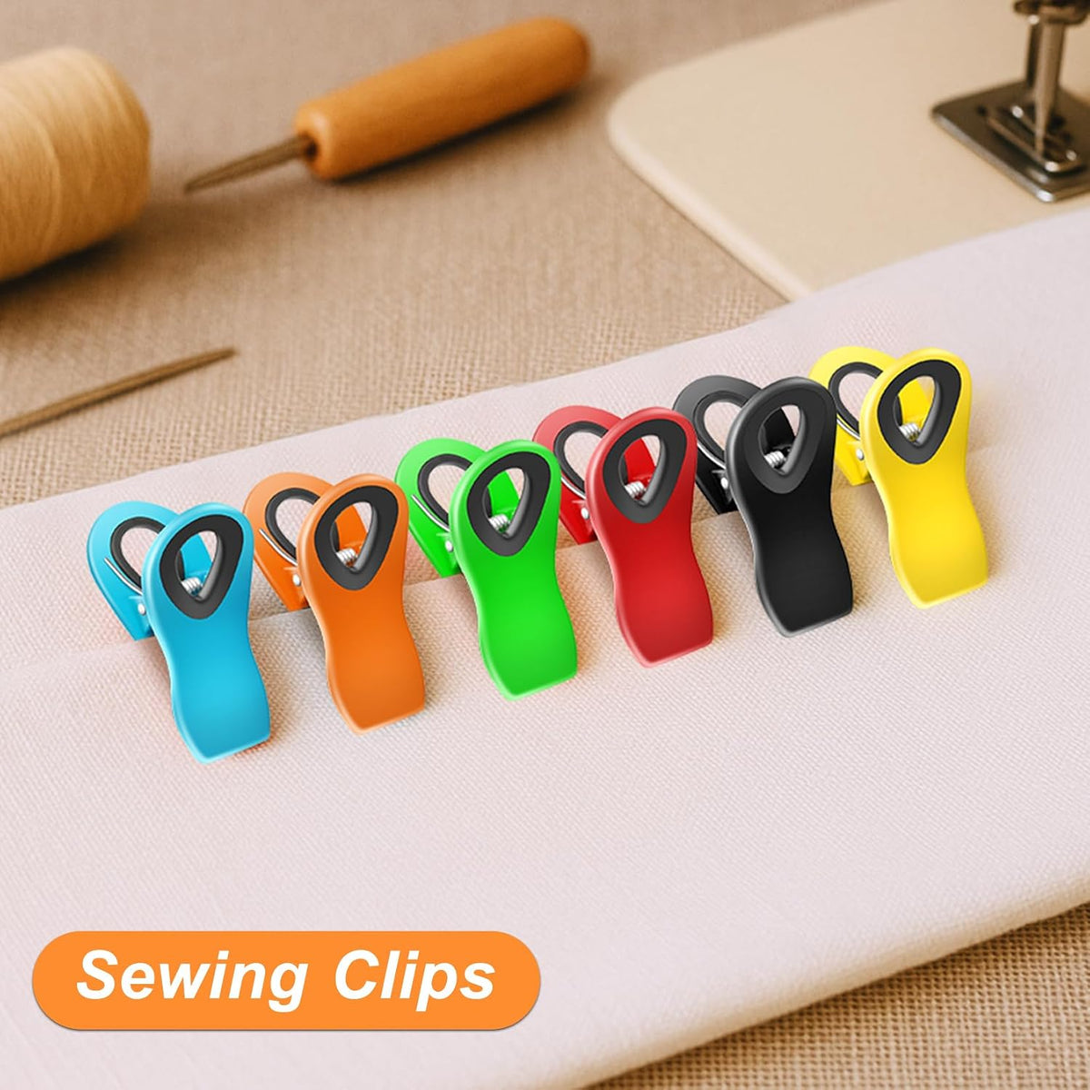 JETMORE Magnetic Chip Clips 12-Pack – All-Weather Clips for Garden Netting, Plant Ties, and Greenhouse Tool Hanging