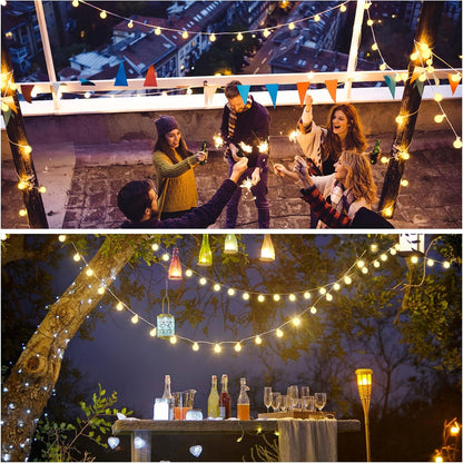 JMEXSUSS 100 LED Globe String Lights – Thoughtful Birthday Gift for Her, Cozy Bedroom Decor with Remote and 8 Lighting Modes