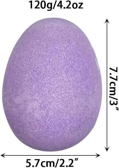 Jofan Easter Bath Bombs with Squishy Toys – Easter Basket Stuffers and Surprise Gift for Kids Ages 3+