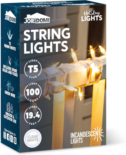 JOIEDOMI 100-Count Fairy String Lights – Thoughtful Housewarming and Birthday Gift for Her, 21.4FT Cozy Bedroom Decor
