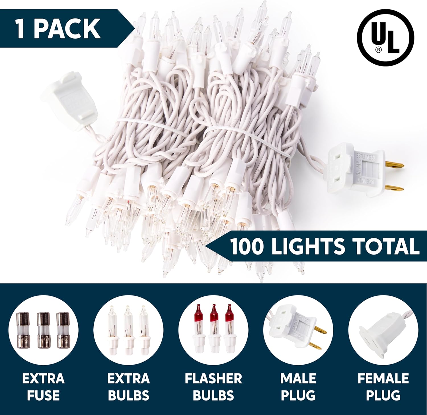 JOIEDOMI 100-Count Fairy String Lights – Thoughtful Housewarming and Birthday Gift for Her, 21.4FT Cozy Bedroom Decor