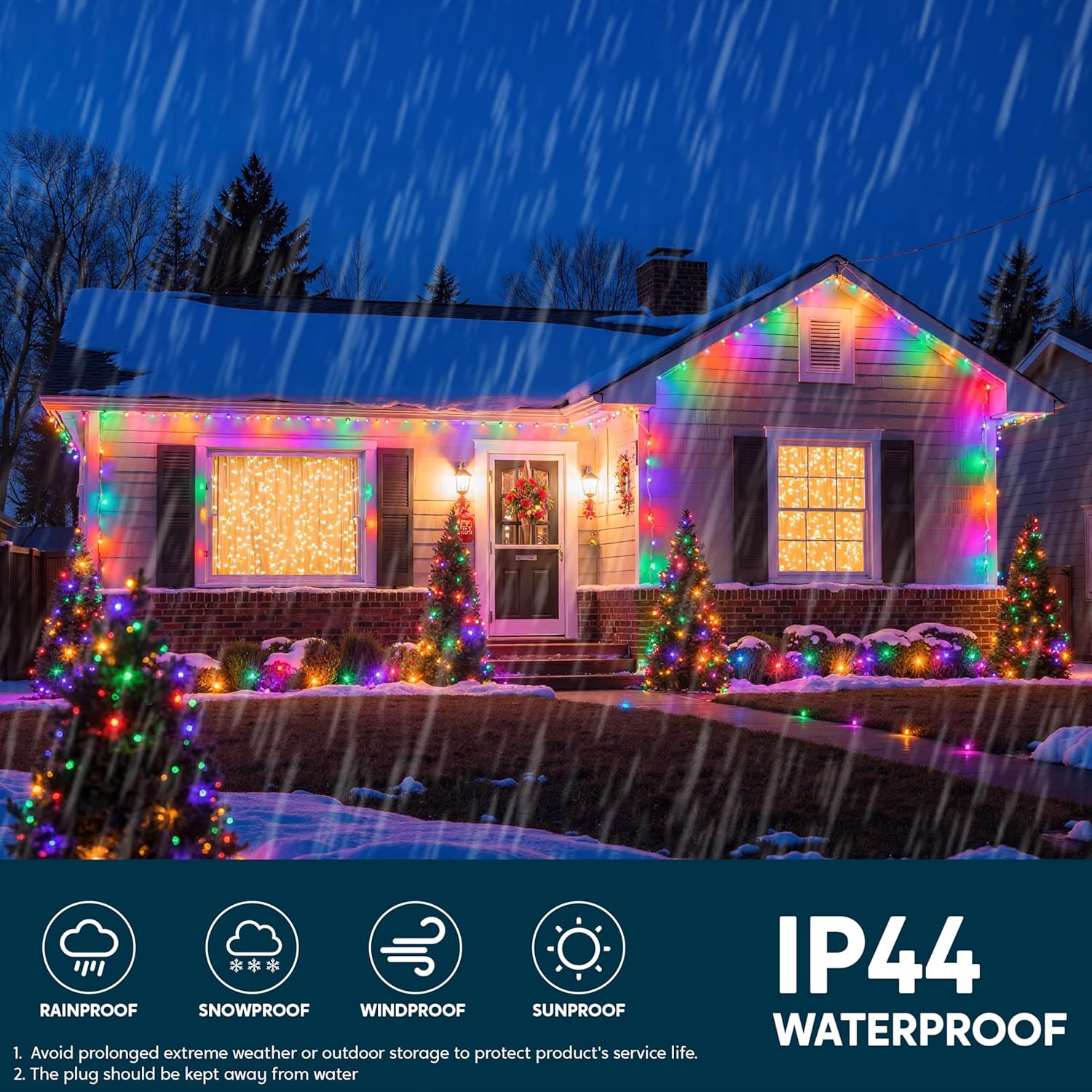 Joiedomi 197 FT Clear Wire Fairy Lights – Elegant Indoor Christmas Tree Decor with Timer and Soft Twinkle for Home Styling
