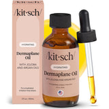 Kitsch Dermaplane Face Oil – Jojoba & Argan Hydrating Oil for Self-Care Nightly Ritual, Gua Sha & Dermaplaning Prep