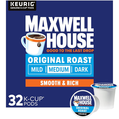 k-cup single-serve pod format, individually sealed for freshness and one-touch brewing