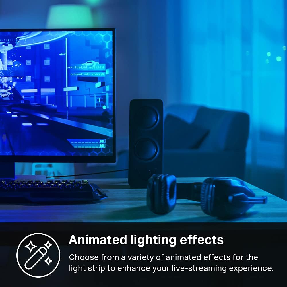 Kasa Smart LED Light Strip – Home Office Focus Lighting, Behind Monitor Bias Light for Eye Strain Relief