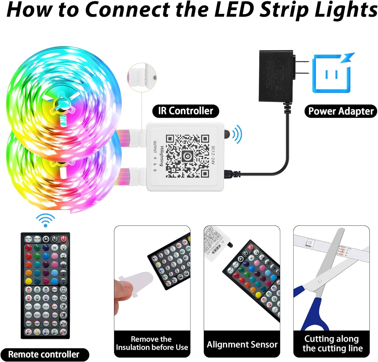 KeepEvol 150ft LED Strip Lights – Calming Wind-Down Lighting for Bedrooms, Bathrooms, and Yoga Corners