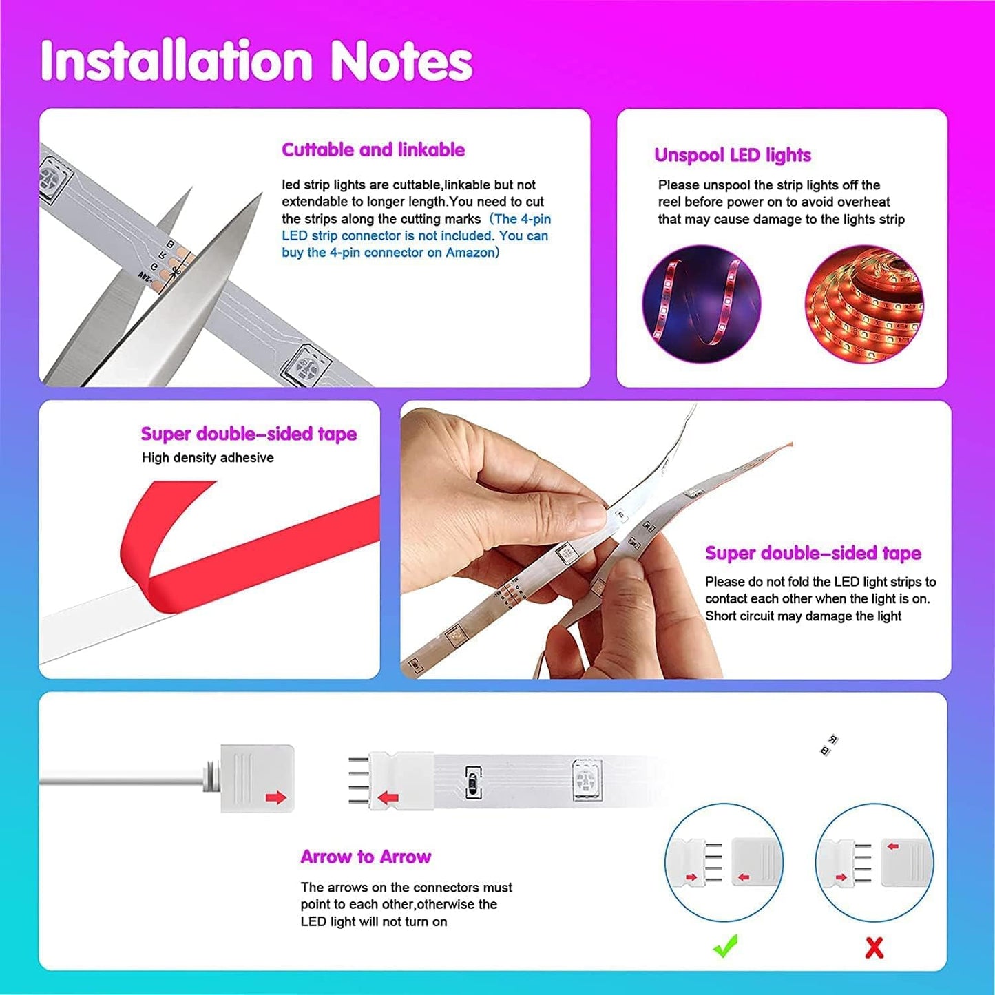 Keepsmile LED Strip Lights 65.6FT Music Sync Ambient Lighting for Living Room and Gaming Room, App and Remote Controlled Mood Lights