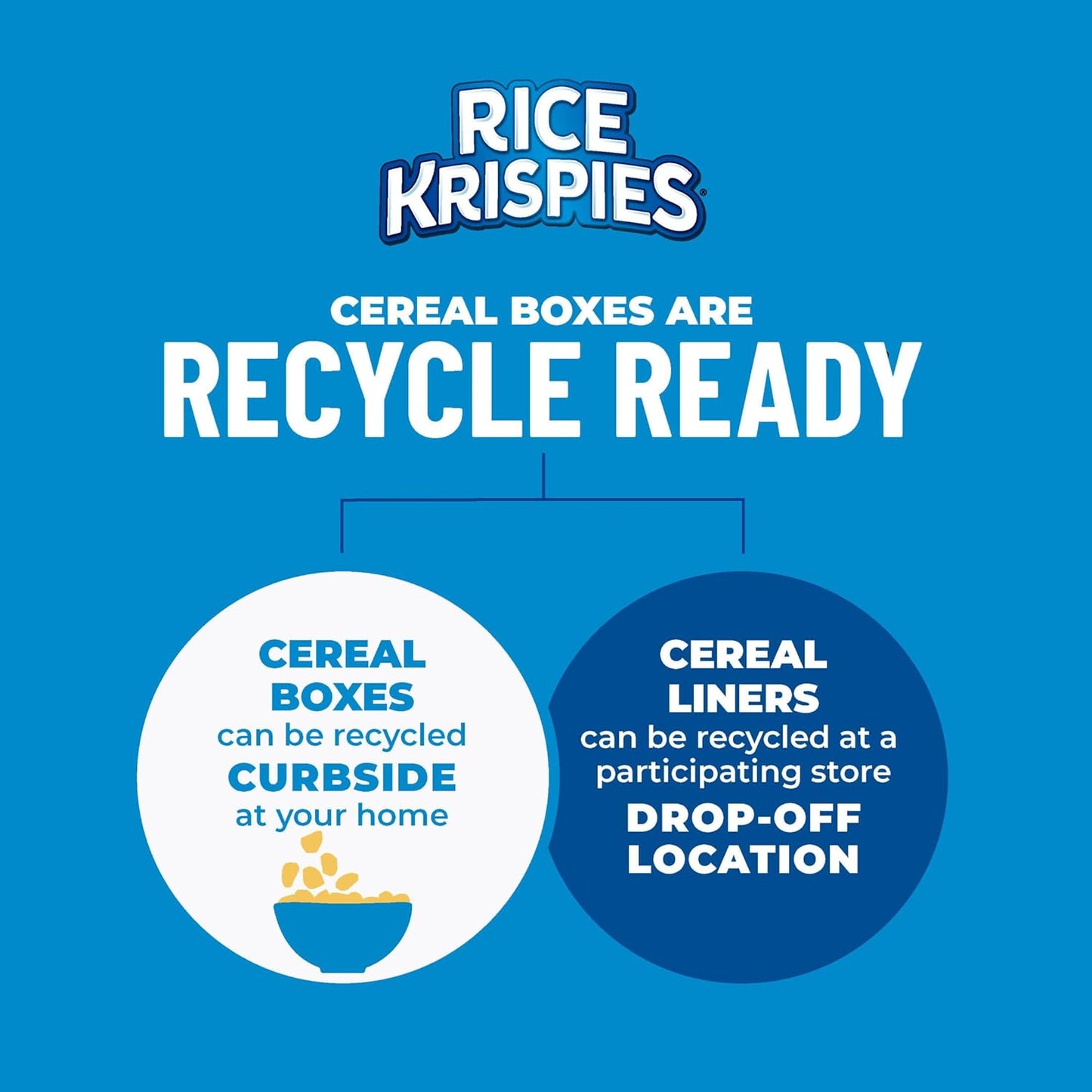 Kellogg's Rice Krispies Cereal – Family Breakfast for the Kids' Table, Big 24oz Box for Pouring with Milk