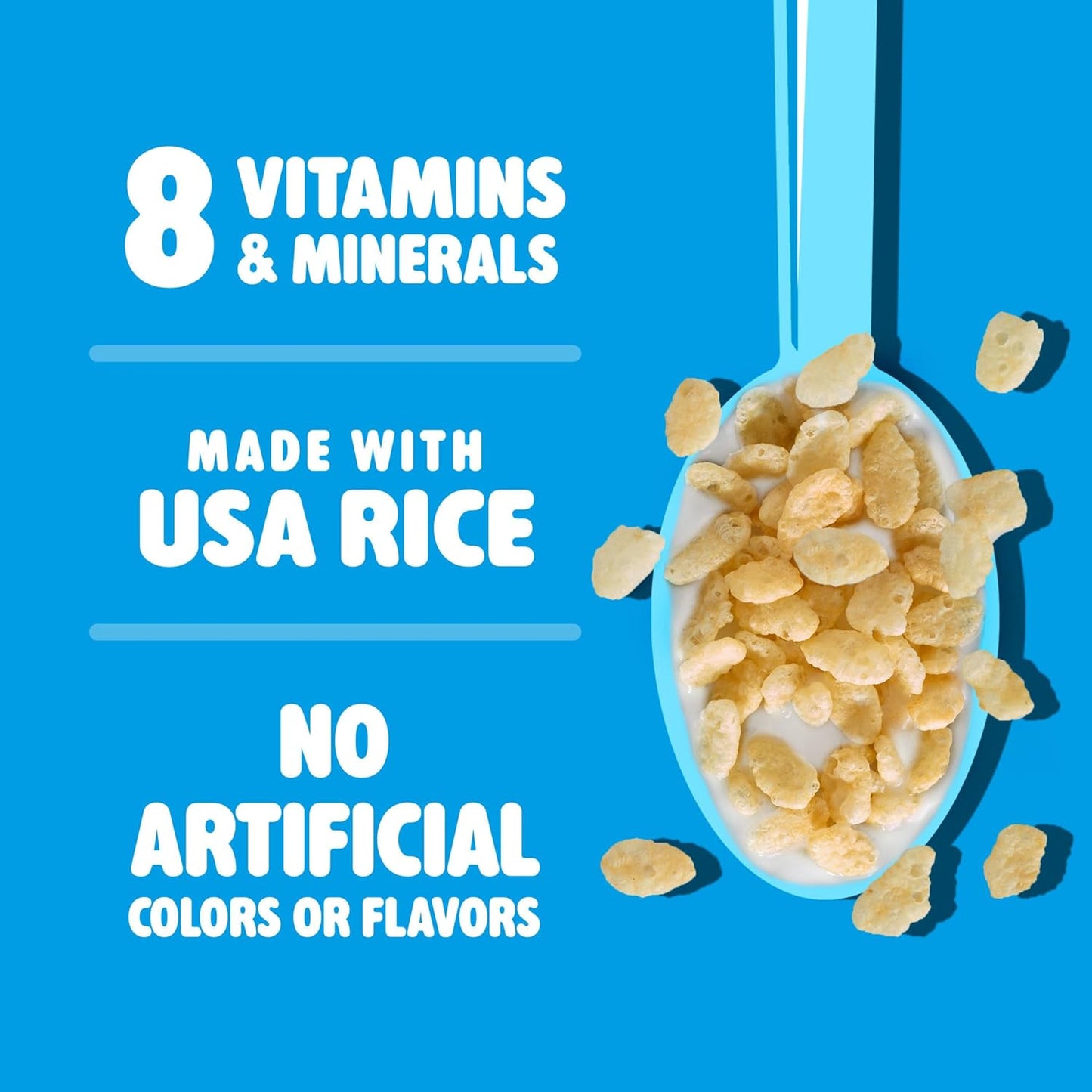 Kellogg's Rice Krispies Cereal – Fat-Free Gluten-Free Breakfast for Wellness-Minded Home Kitchens, 24oz
