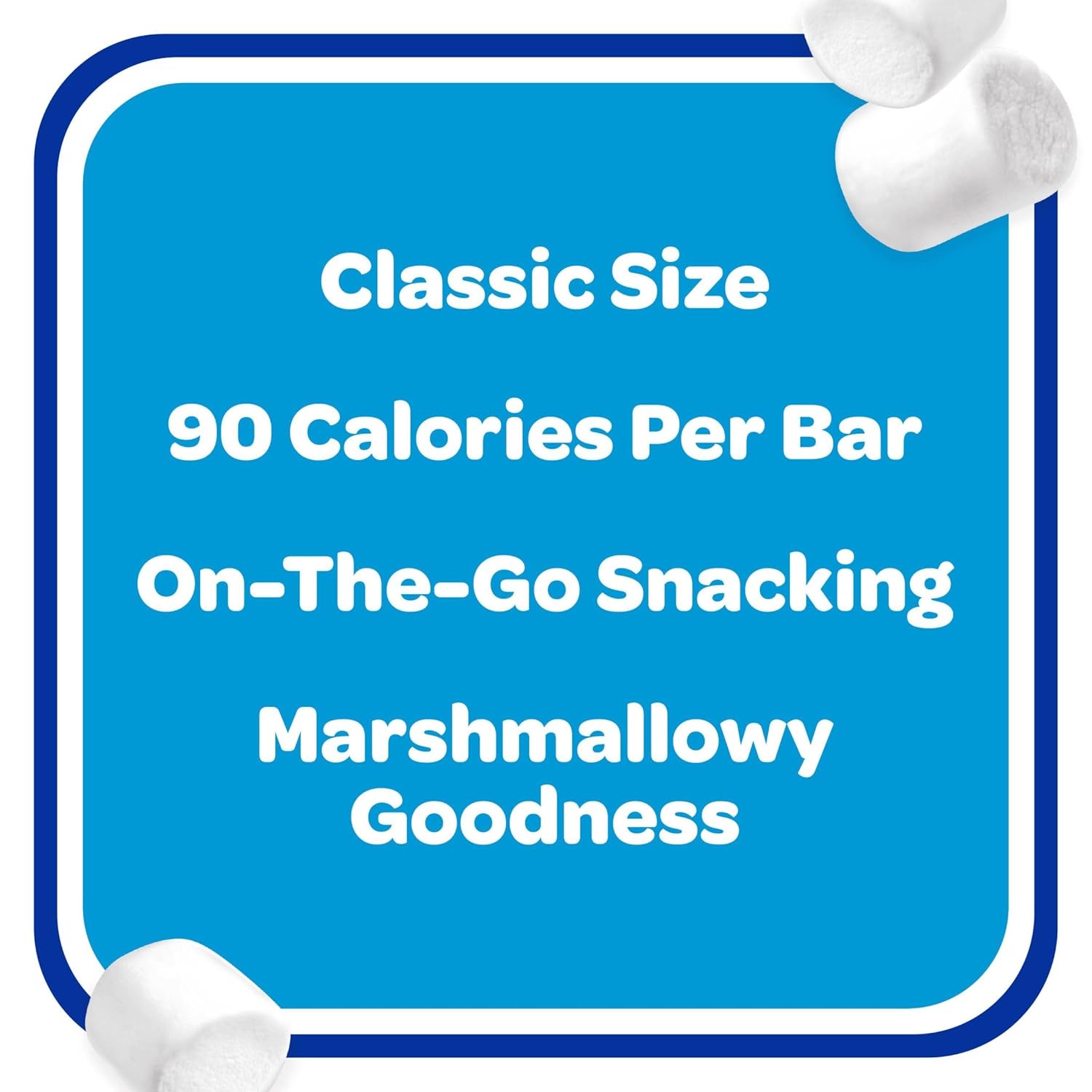 Kellogg's Rice Krispies Treats Crispy Marshmallow Squares – School Safe After-School Snack for Kids, Individually Wrapped Bars, 12.4oz