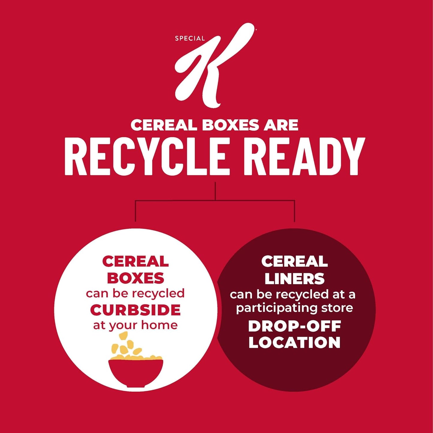 Kellogg's Special K Red Berries Cereal – Ready-to-Eat Office Breakfast for Busy Professionals, No-Prep Bowl