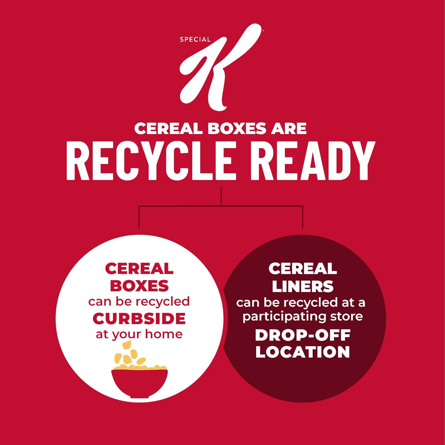 Kellogg's Special K Red Berries Cereal – Ready-to-Eat Office Breakfast for Busy Professionals, No-Prep Bowl