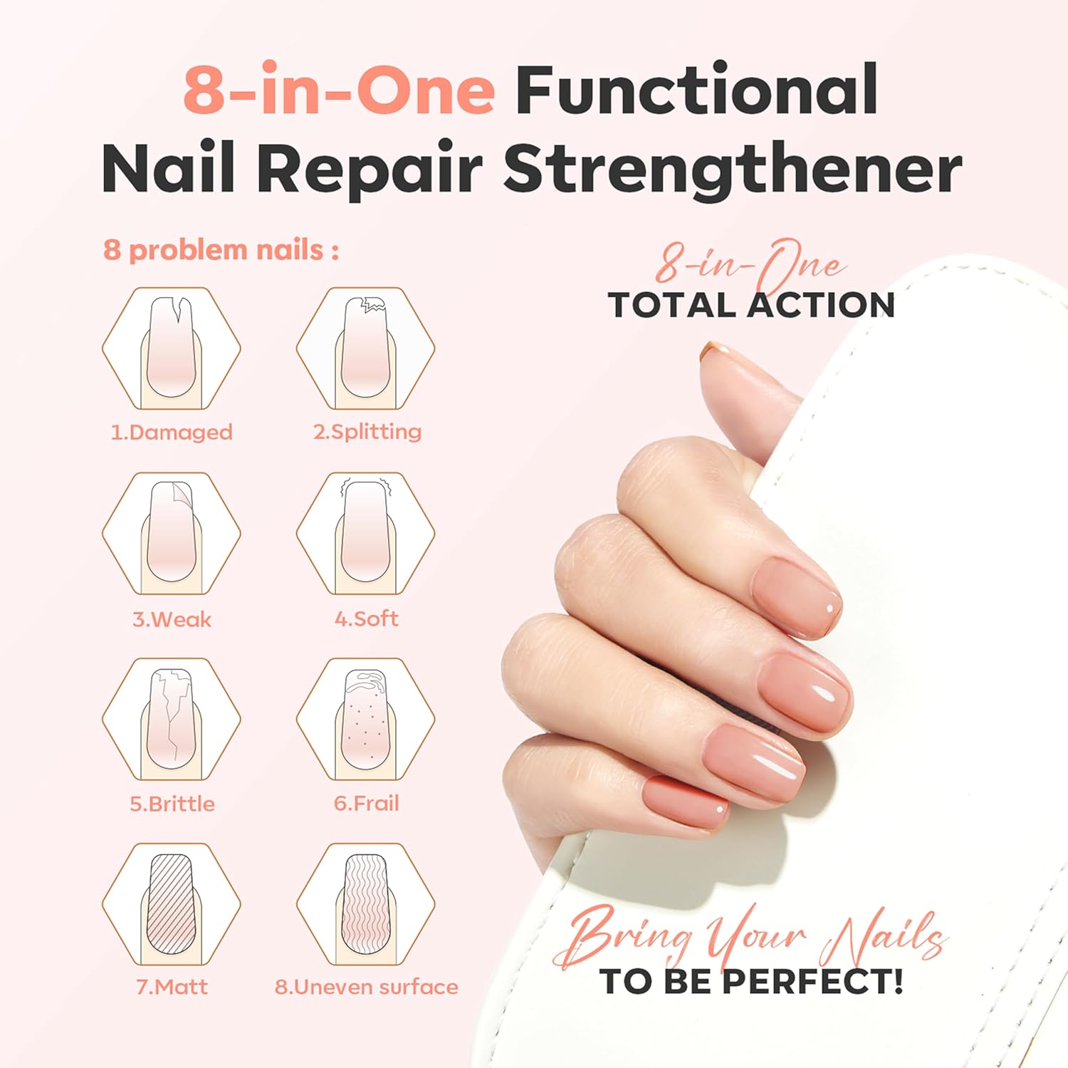 keratin and jojoba oil blend to supplement calcium and nail nutrients