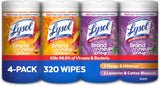 Lysol Disinfecting Wipes Bundle – Pet and Kid Safe Daily Disinfectant for Kitchen Counters and Bathroom Surfaces