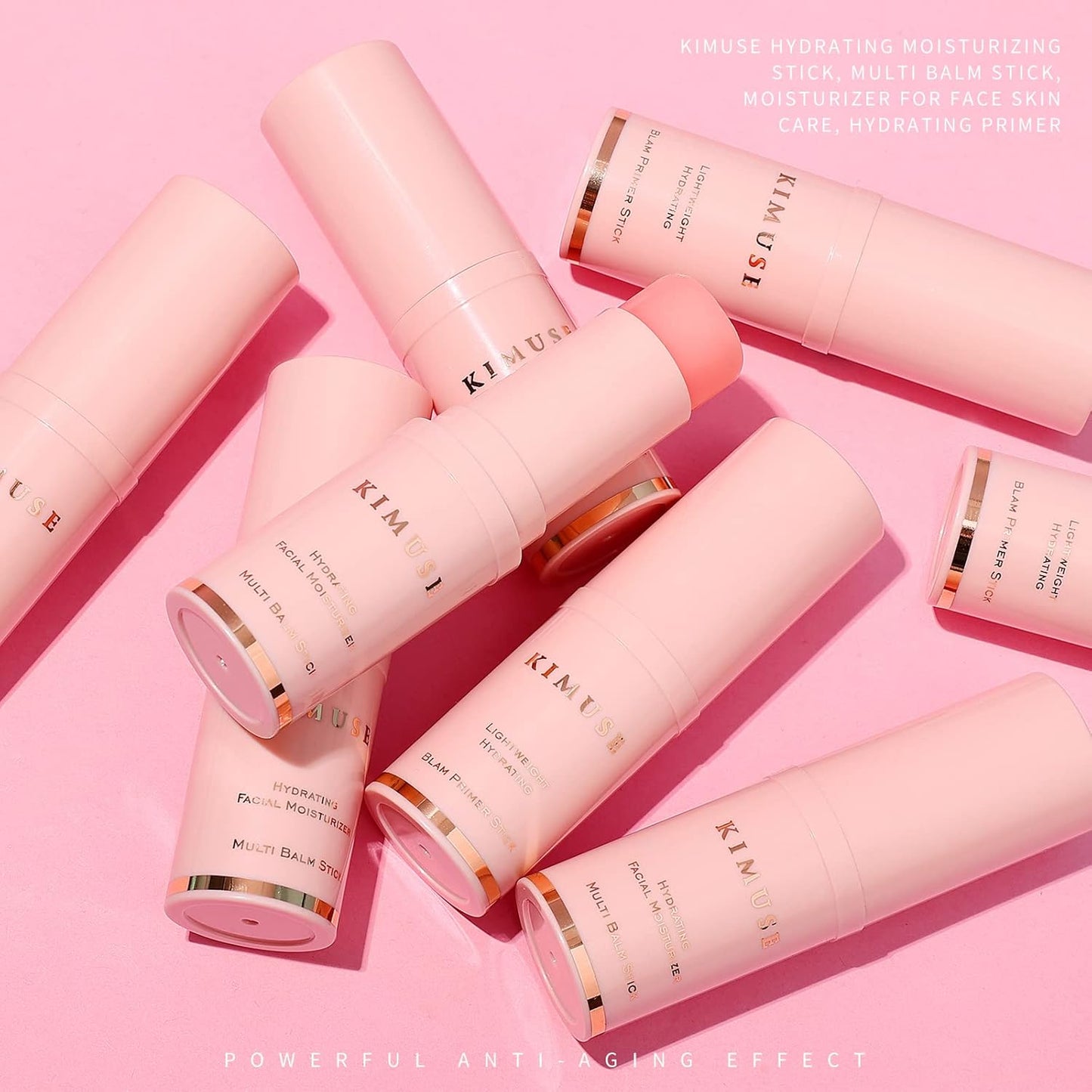 KIMUSE Hydrating Balm Stick – Romantic Valentine's Day Gift for Girlfriend, Multi-Zone Face and Lip Moisturizer