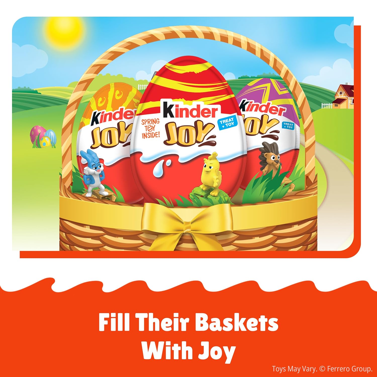 Kinder Joy Eggs – Safe and Hygienic Snack Surprise for Playroom and Nursery Treat Time, 15 Count