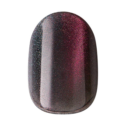 KISS colorFX by imPRESS Before Hours Black Press-On Nails, Clean Short Oval Shape for Simple Routines
