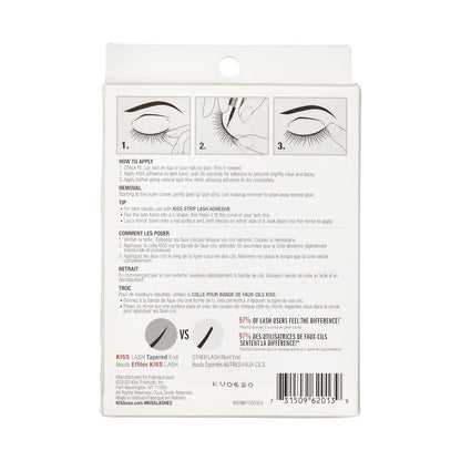 KISS Looks So Natural Lashes – 'Shy' 12mm Premium Lash Trio Pack for an Elevated At-Home Glam