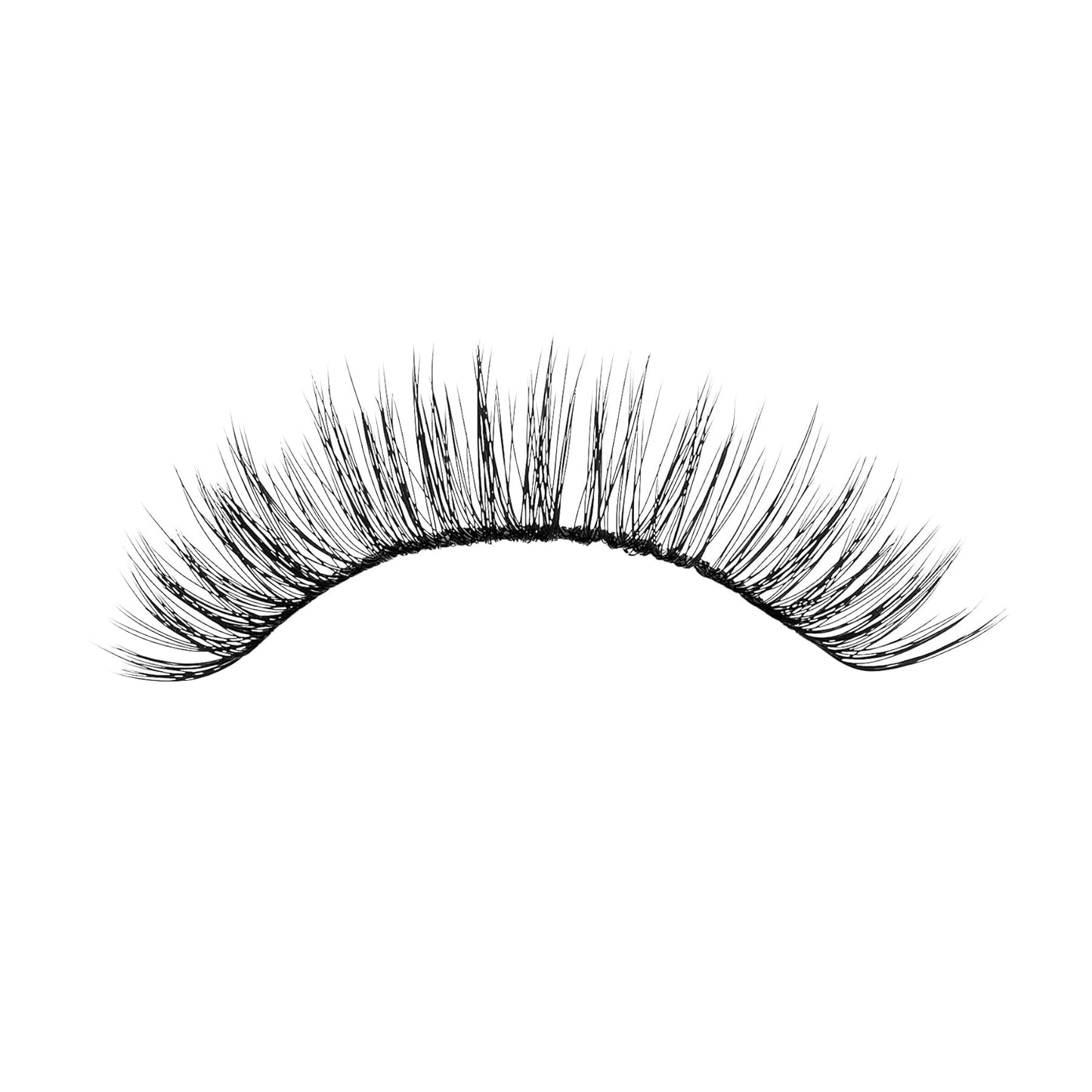 KISS My Lash But Better So Real False Eyelashes – Luxury Vegan Lash Clusters for High-End Vanity, Natural-Looking 12mm Reusable Strip Lashes