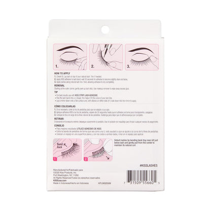 KISS So Wispy False Eyelashes – Premium Reusable Lash Clusters for a High-End At-Home Glam Look, 12mm