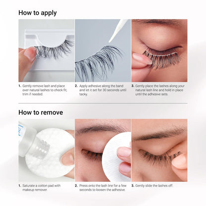 KISS So Wispy False Eyelashes – Premium Reusable Lash Clusters for a High-End At-Home Glam Look, 12mm