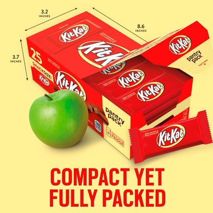 KIT KAT Milk Chocolate Wafer Pantry Pack – Christmas Stocking Stuffer and Easter Basket Candy for Kids and Adults, 12.25 oz
