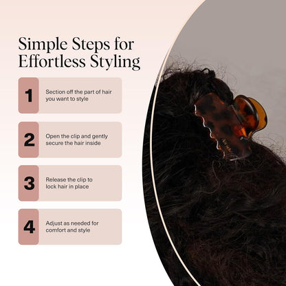 Kitsch Cloud Claw Clip – Understated Hair Accessory for Capsule Vanities, Neutral Tones