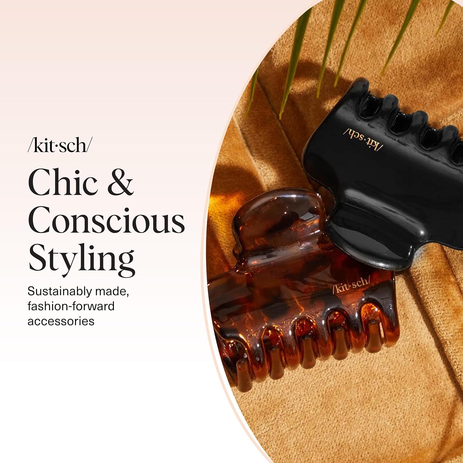 Kitsch Cloud Claw Clip – Understated Hair Accessory for Capsule Vanities, Neutral Tones