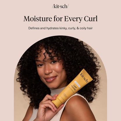 Kitsch Curl Defining Cream – One-Step Styling for Curly Hair, Clean Vanity Essential