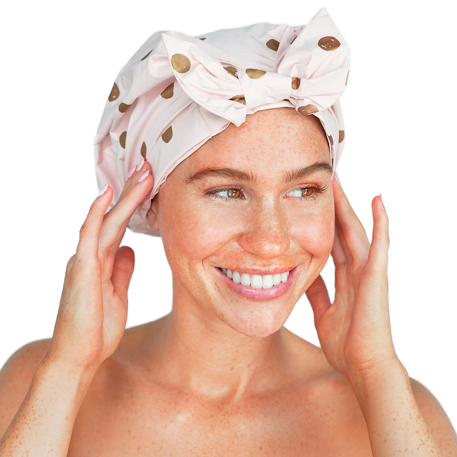 Kitsch Luxury Shower Cap – Premium Waterproof Hair Cover for Styled Blowouts, Elevated Bath Ritual Accessory