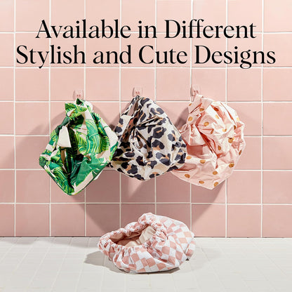 Kitsch Luxury Shower Cap – Premium Waterproof Hair Cover for Styled Blowouts, Elevated Bath Ritual Accessory