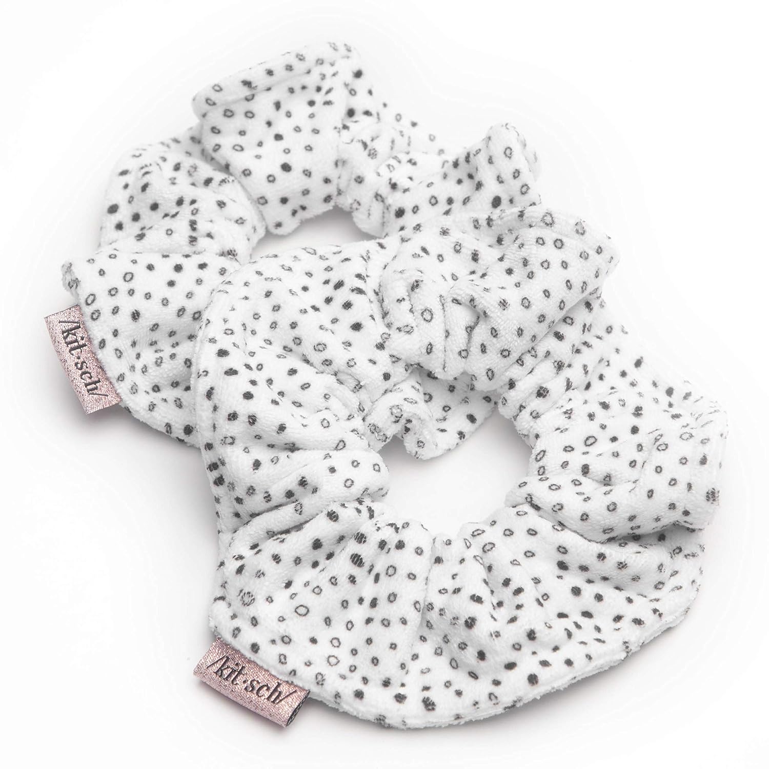 Kitsch Microfiber Hair Towel Scrunchies – Calming Post-Shower Ritual Accessory for Women, Soft Wrap